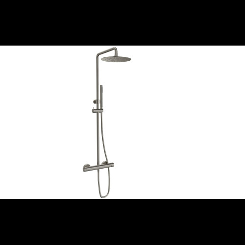 SANYCCES LOOP K COLONNE DE DOUCHE MITIGEUR MÉCANIQUE NICKEL BROSSE