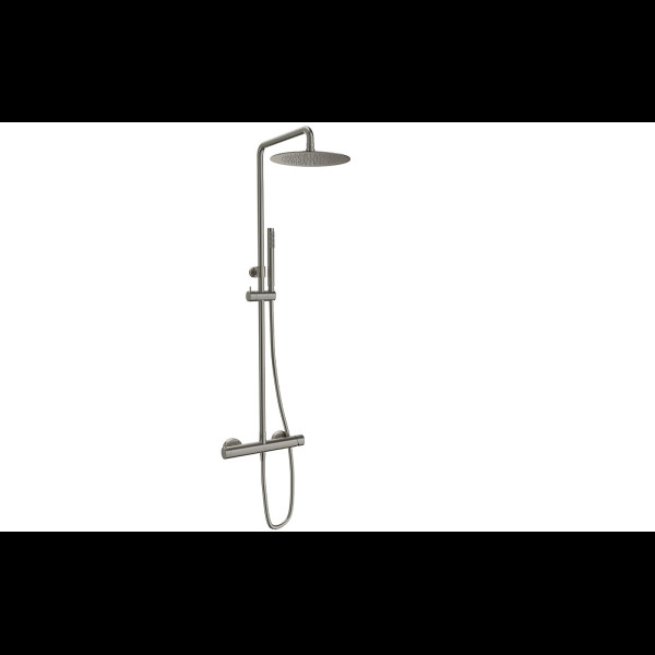 SANYCCES LOOP K COLONNE DE DOUCHE THERMOSTATIQUE NICKEL BROSSÉ