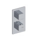 SANYCCES CUBO THERMOSTATIQUE DE DOUCHE MURAL 2-3 VOIES CHROMÉ BRILLANT