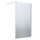 Coll. S.1 100X200X0.8CM PAROI DE DOUCHE TRANSPARENTE OR BROSSE