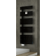 Collection S.5 141,8X55X5CM RADIATEUR SECHE-SERVIETTES ELECTRIQUE 750W NOIR OPAQUE