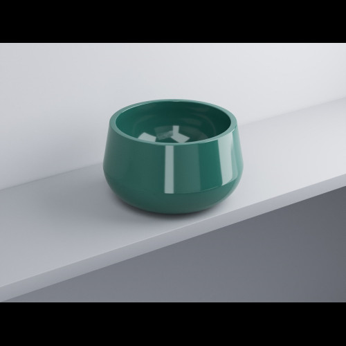 Le Bacinelle TINA Vasque à poser Smeraldo ø45 x 26 h