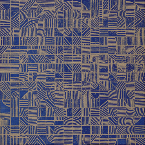Mater Segno Blu by Patricia Urquiola 120x120cm (2,88m² par boite)